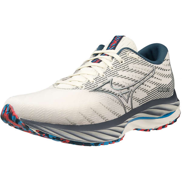 Chaussure running MIZUNO WAVE RIDER 26 W SNOW WHITE/SILVER/IBIZA BLUE