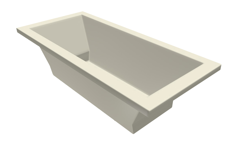 Xenz Society ligbad 180x80x50cm pergamon