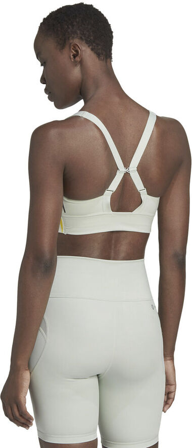 adidas Powerimpact Luxe Medium-Support HIIT sports bh Hvid