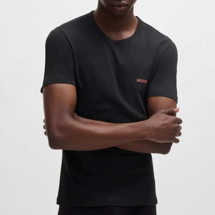 Hugo Boss Logoprint Crew Neck Shirts Heren (3-pack)