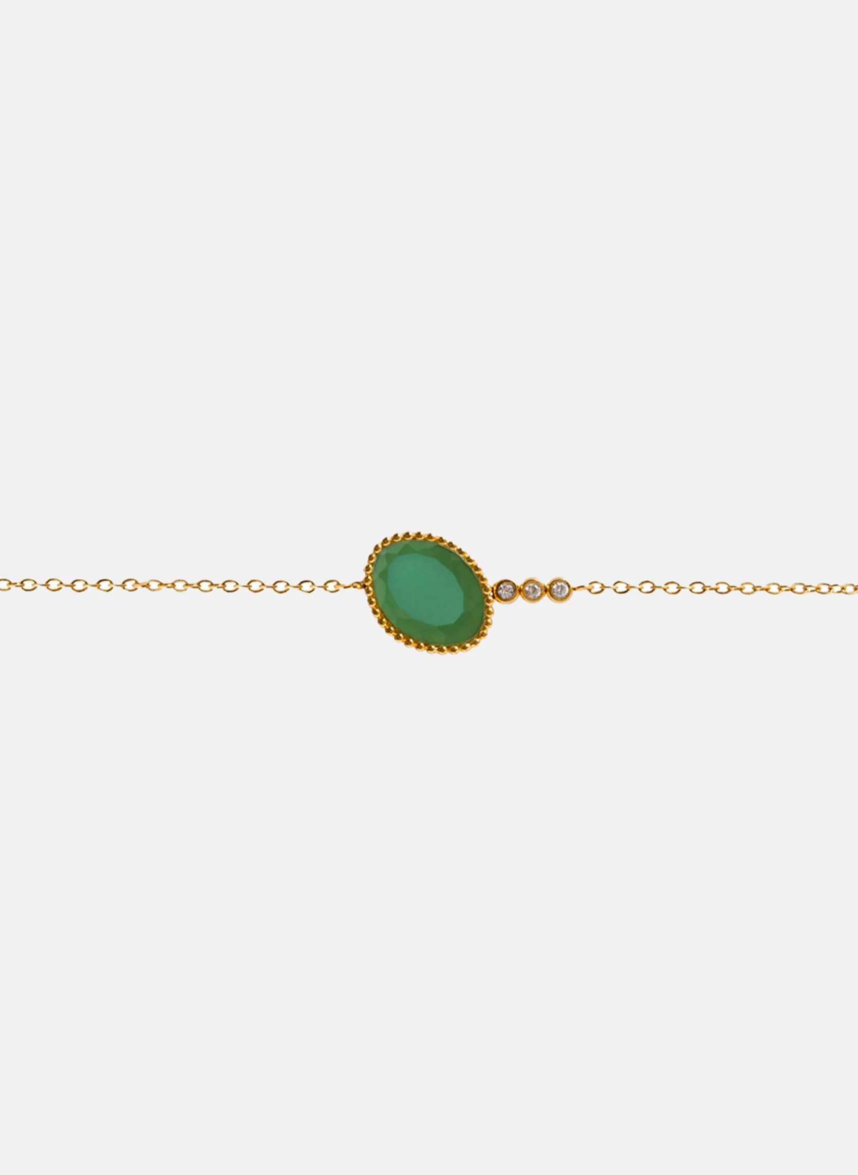 HYGIE - Bracelet chaîne hygie | Vert
