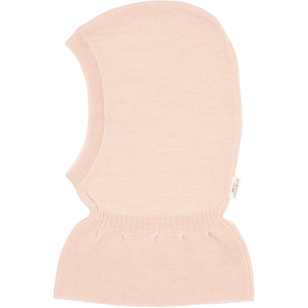 Køb COPENHAGEN COLORS Soft Pink Lt. Strikket Merino Elefanthue Med Flæse