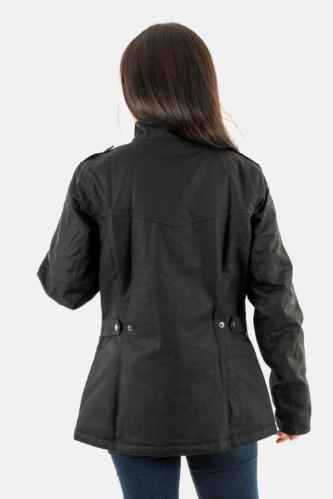 blousons et vestes barbour winter defence wax bk11 black/classic