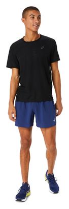 Short Asics Road 5in Bleu Homme