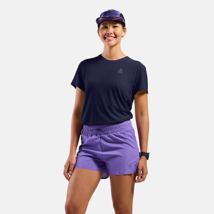 Odlo Dame T-shirts Zeroweight Crew neck SS Tee Lilla