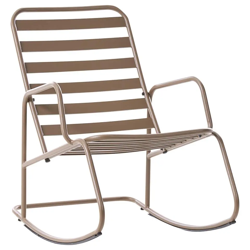 TURI - Schommelstoel - Taupe - Aluminium