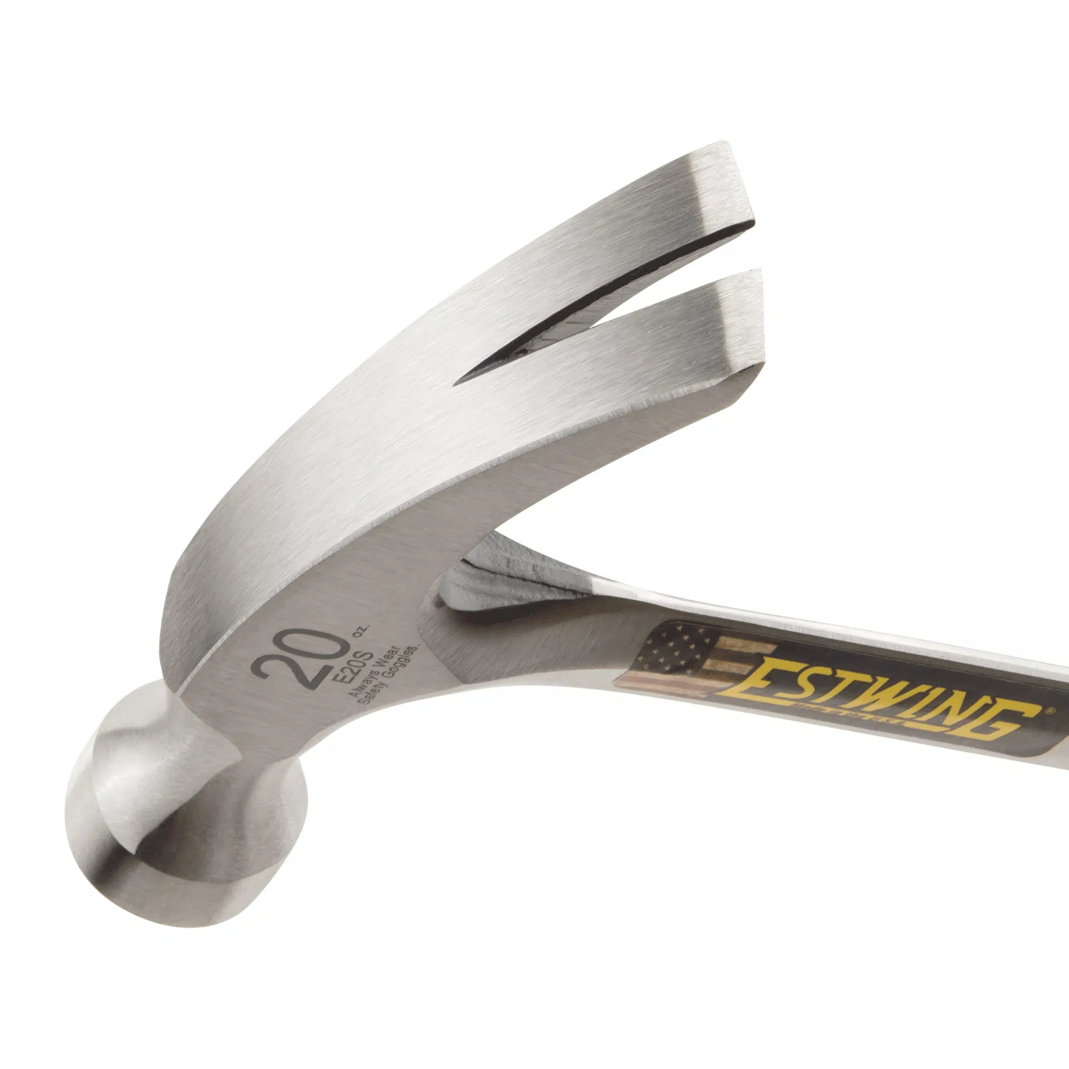 Estwing E20S Rechte klauwhamer - Leren handgreep - 800gr