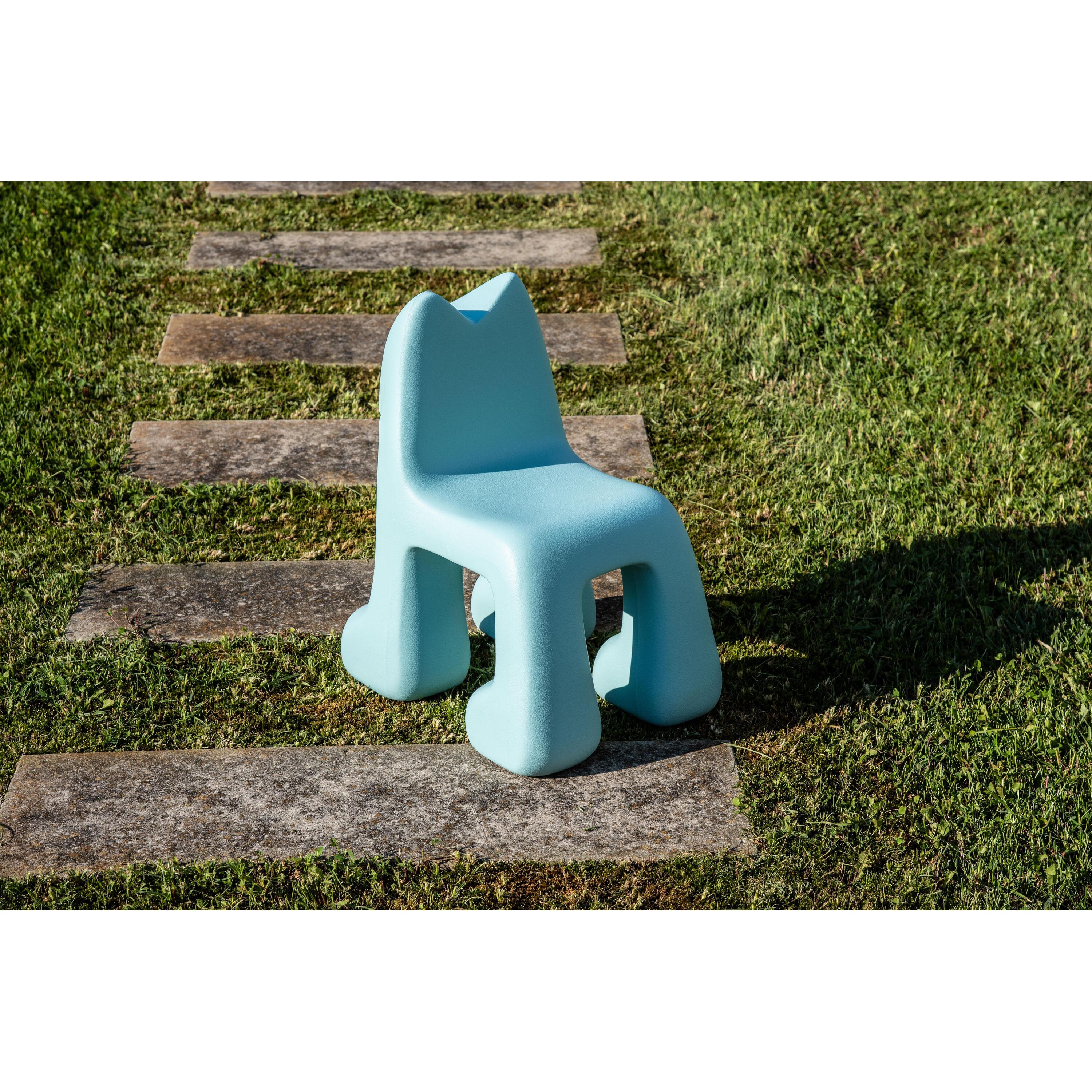 Julian kinderstoel turquoise