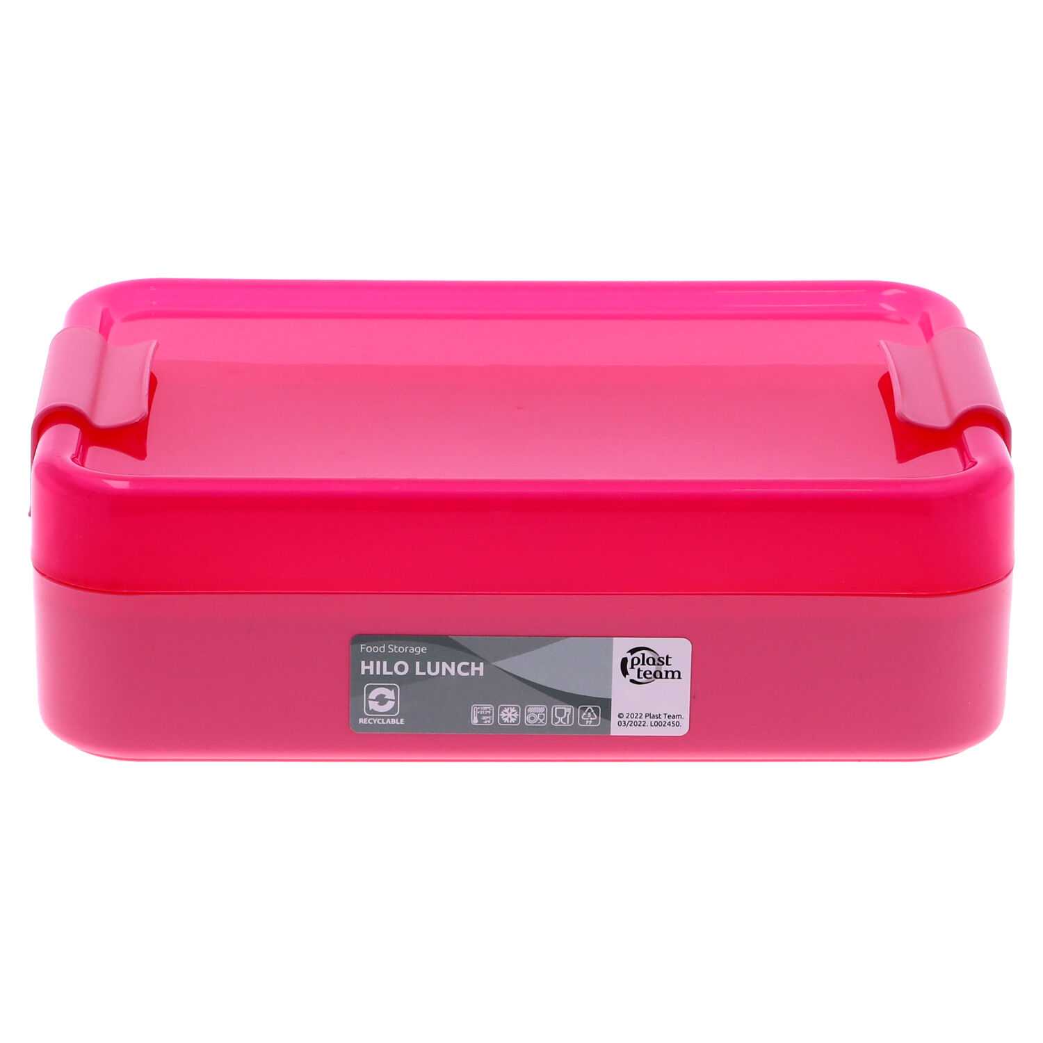 Lunch Box pink Hilo mit Deckel