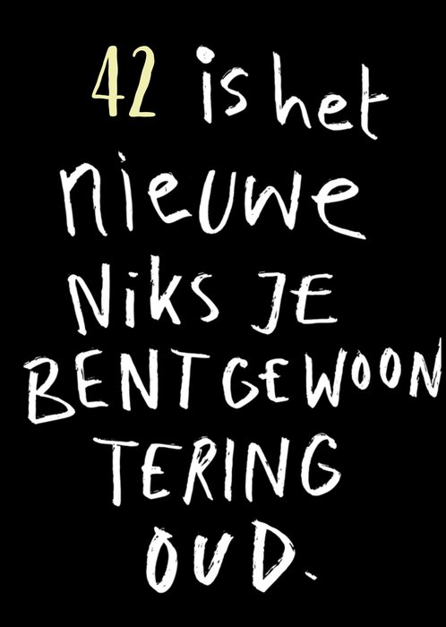 Greetz | Verjaardagskaart | Het nieuwe niks