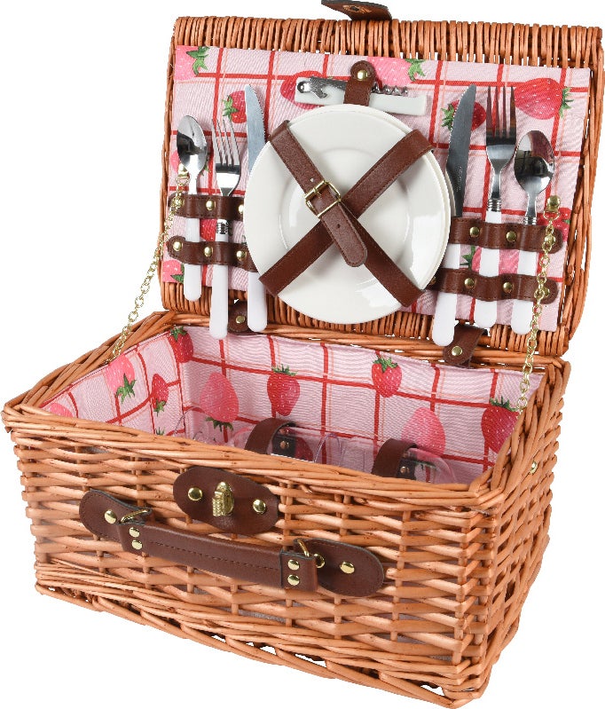 Kitchen Goods & More picknickset bruin 26 x 38 x 23 cm