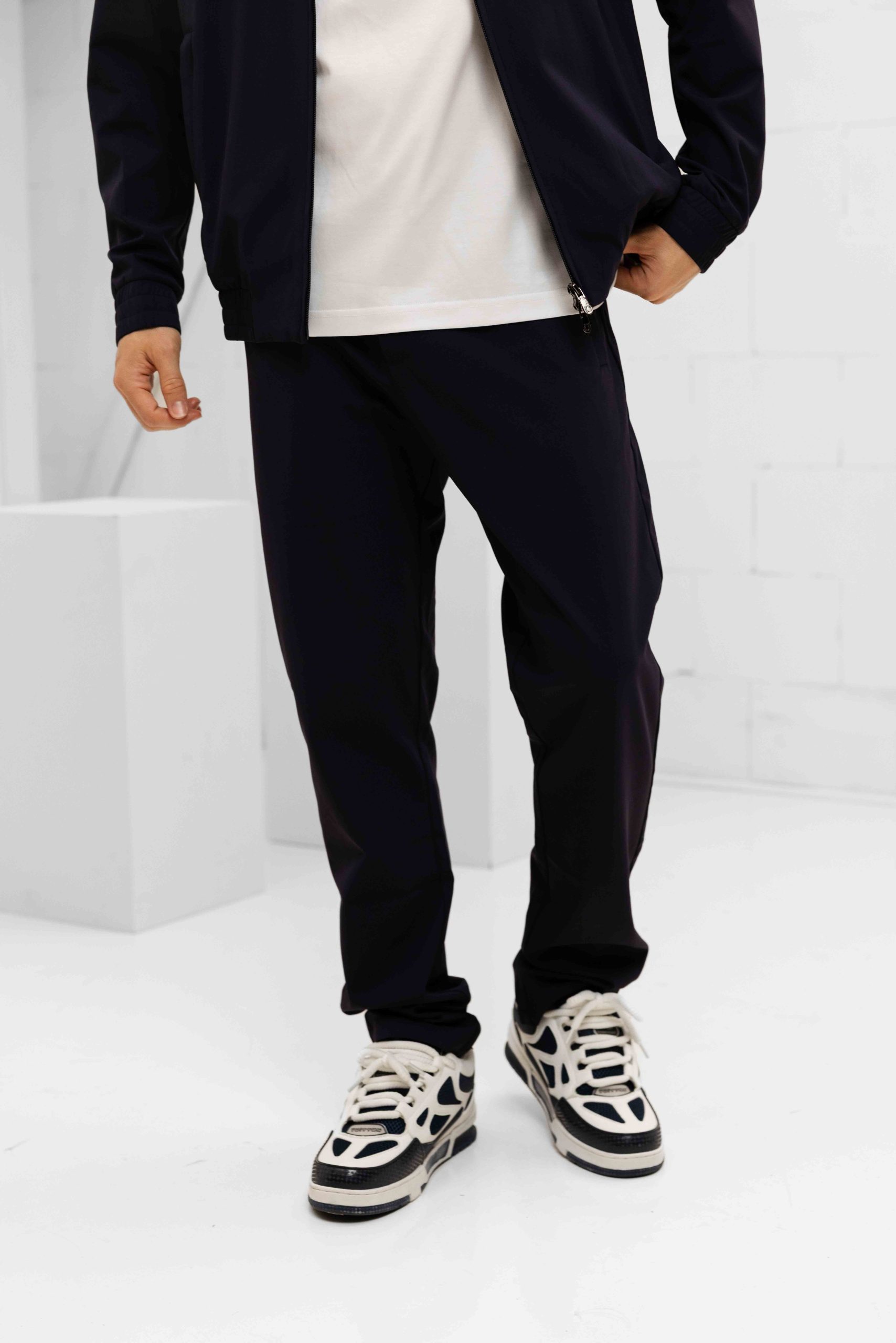 Cou7ure Essentials Reflection Hoodie Trainingspak Heren Donkerblauw