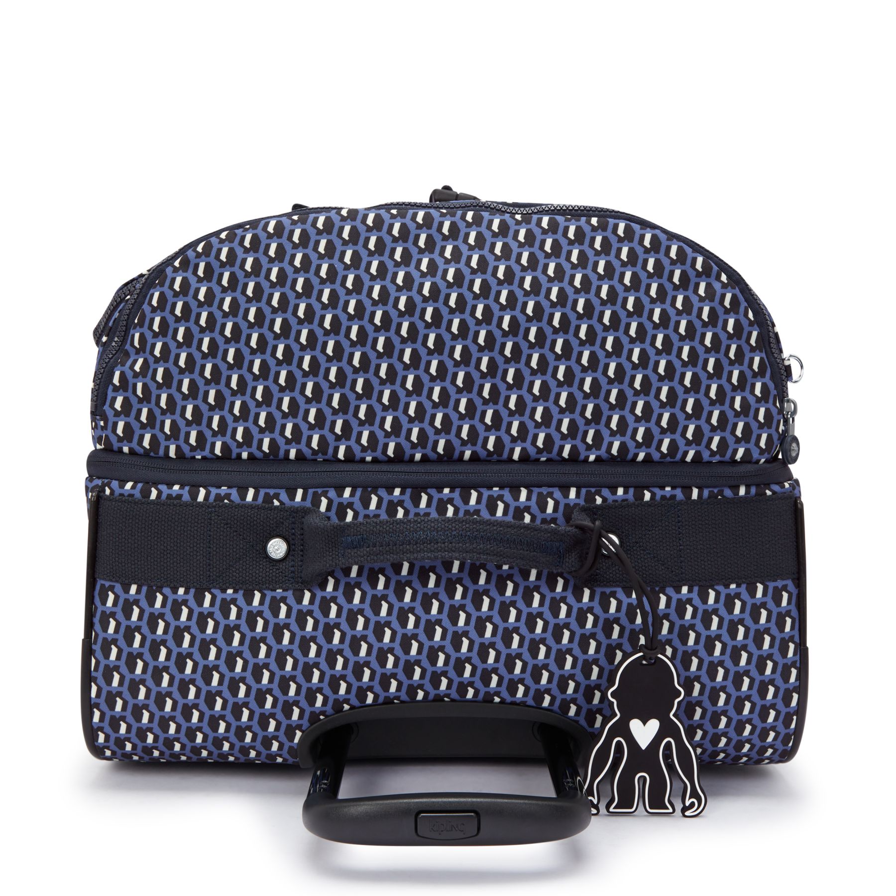 AVIANA L Grande valise à roulettes avec sangles ajustables - 3D K Blue