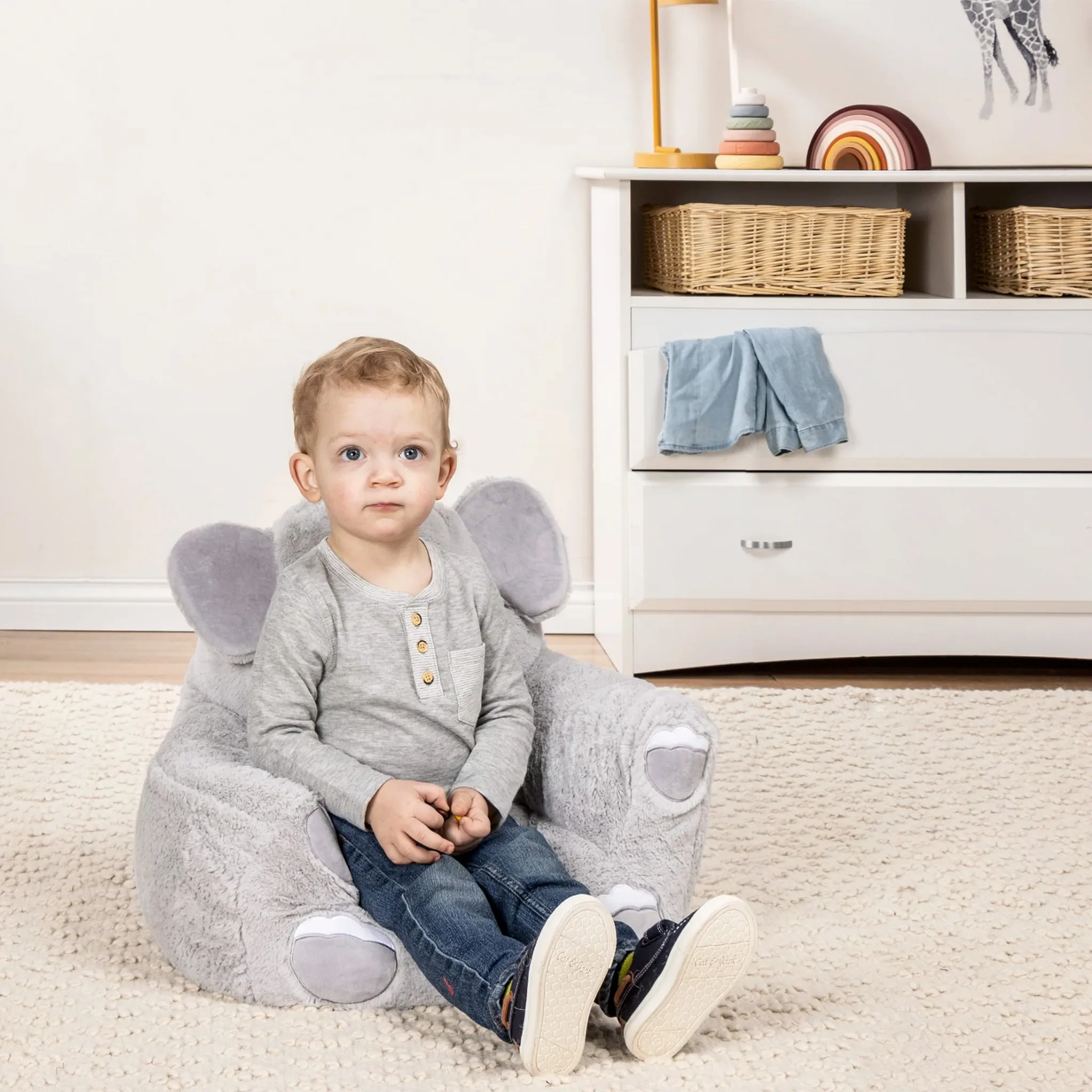 Trend Lab Chaise Éléphant en Peluche Cuddo Buddies®