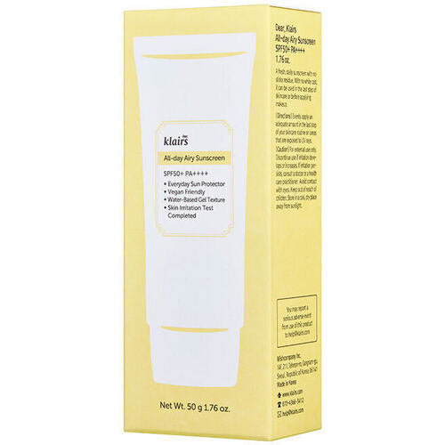 Klairs - All-day Airy Sunscreen Spf50+ 50 Gr