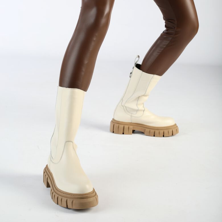 Scape Chelsea HI Bottines, crème