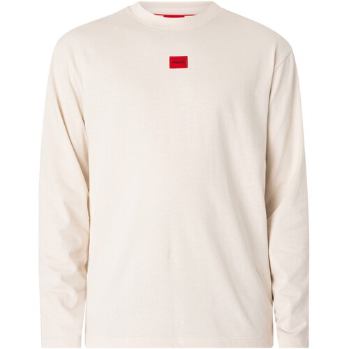 BOSS - Camiseta Manga Larga Diragoto Blanco