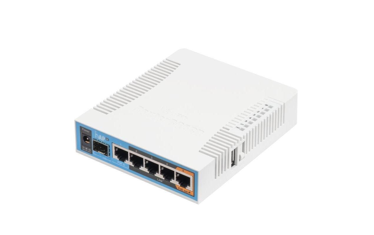 Access Point RB962UiGS-5HacT2HnT, hAP AC 450/1300Mbps<br>Access Point mit 5 Gigabit-Ports