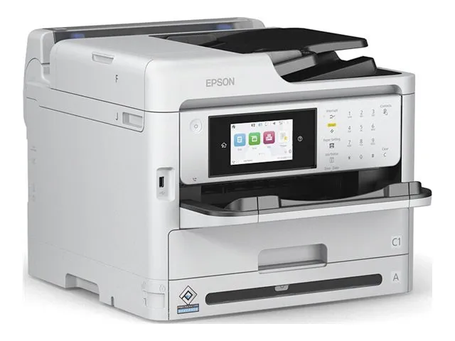 Epson WorkForce Pro WF-M5899DWF - Multifunktionsprinter - S/H - blækprinter - 216 x 297 mm (original) - A4/Legal (medie) - op til 25 spm (udskriver) - 330 ark - 33.6 Kbps - USB 2.0, Gigabit LAN, Wi-Fi(ac)