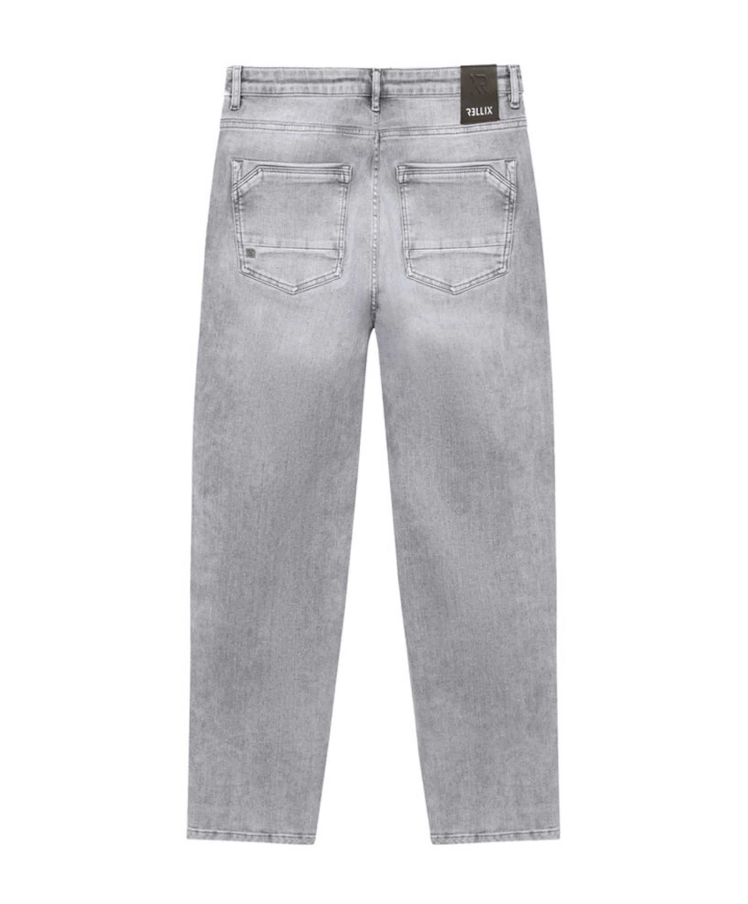 Rellix Loose Tapered Fit jongens jeans grijs