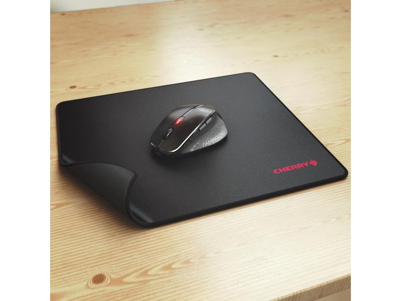 Cherry Mausmatte MP 1000 Premium XL Schwarz Modernes Deskpad aus recyceltem Polyester