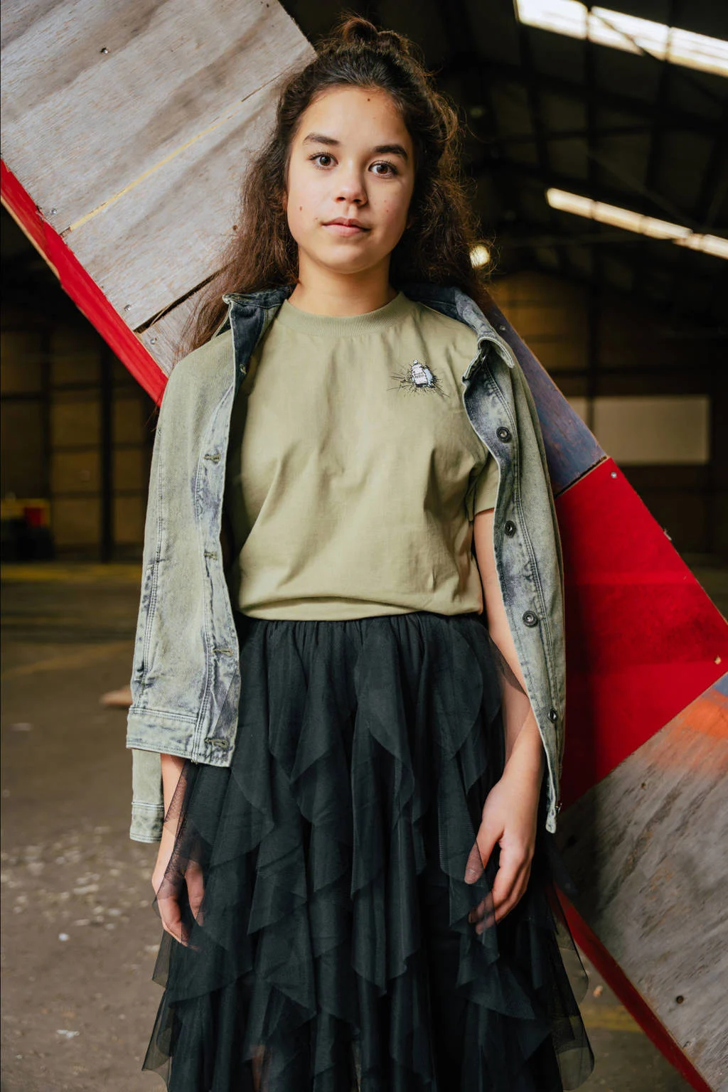 House of Artists T-shirt taupe