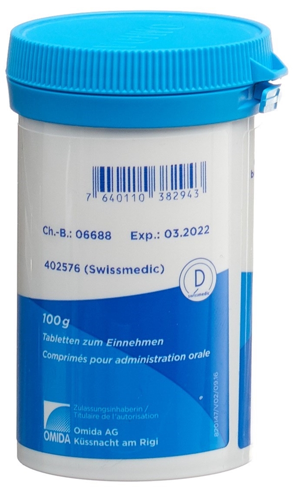 Omida Nr5 Kalium phosphoricum 12 D<br>100 g, Dose, Tablette