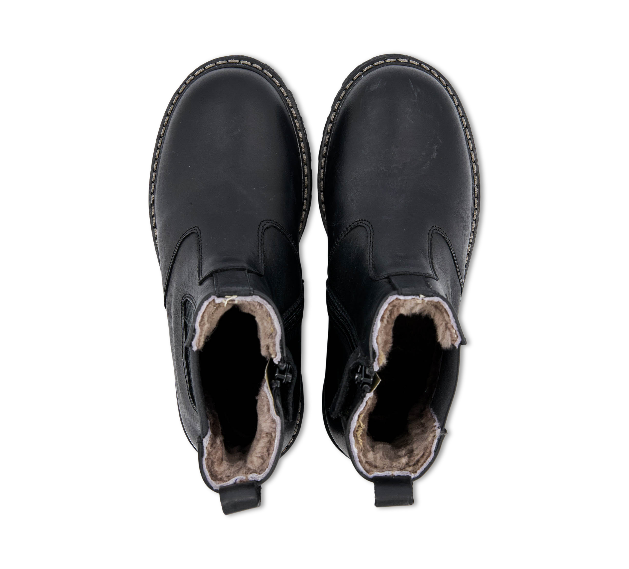 Dianetti Schlupfstiefel / RV Mäd. (ohne Membrane) schwarz