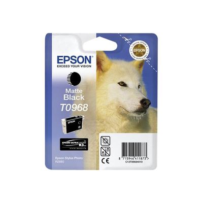 Epson T0968 Loup - noir mat - cartouche d'encre originale