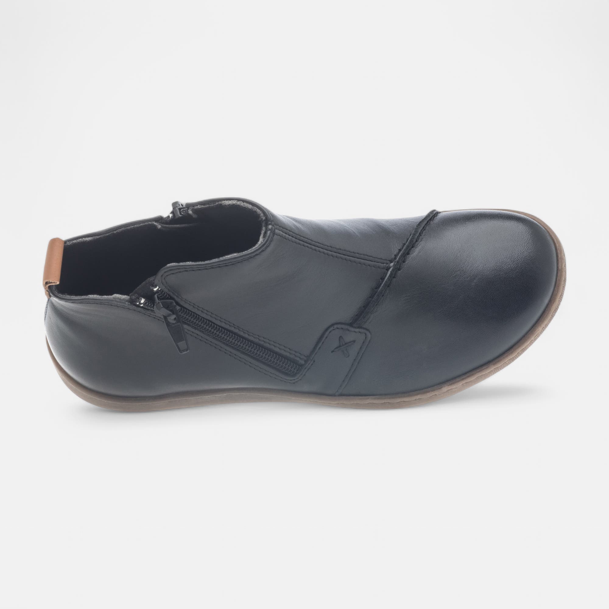 Bottines Femme en cuir noir