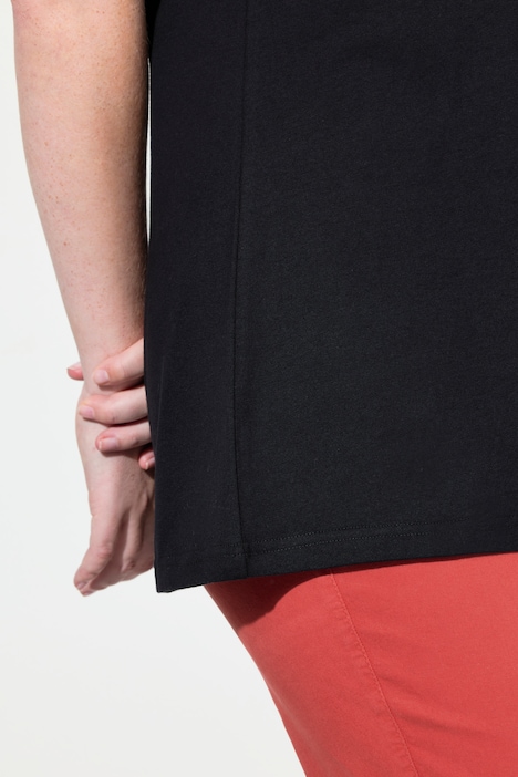 T-Shirts, 2er-Pack, V-Ausschnitt, Halbarm, Biobaumwolle