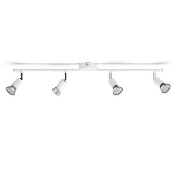 Philips opbouwspot Limbali wit 4x GU10