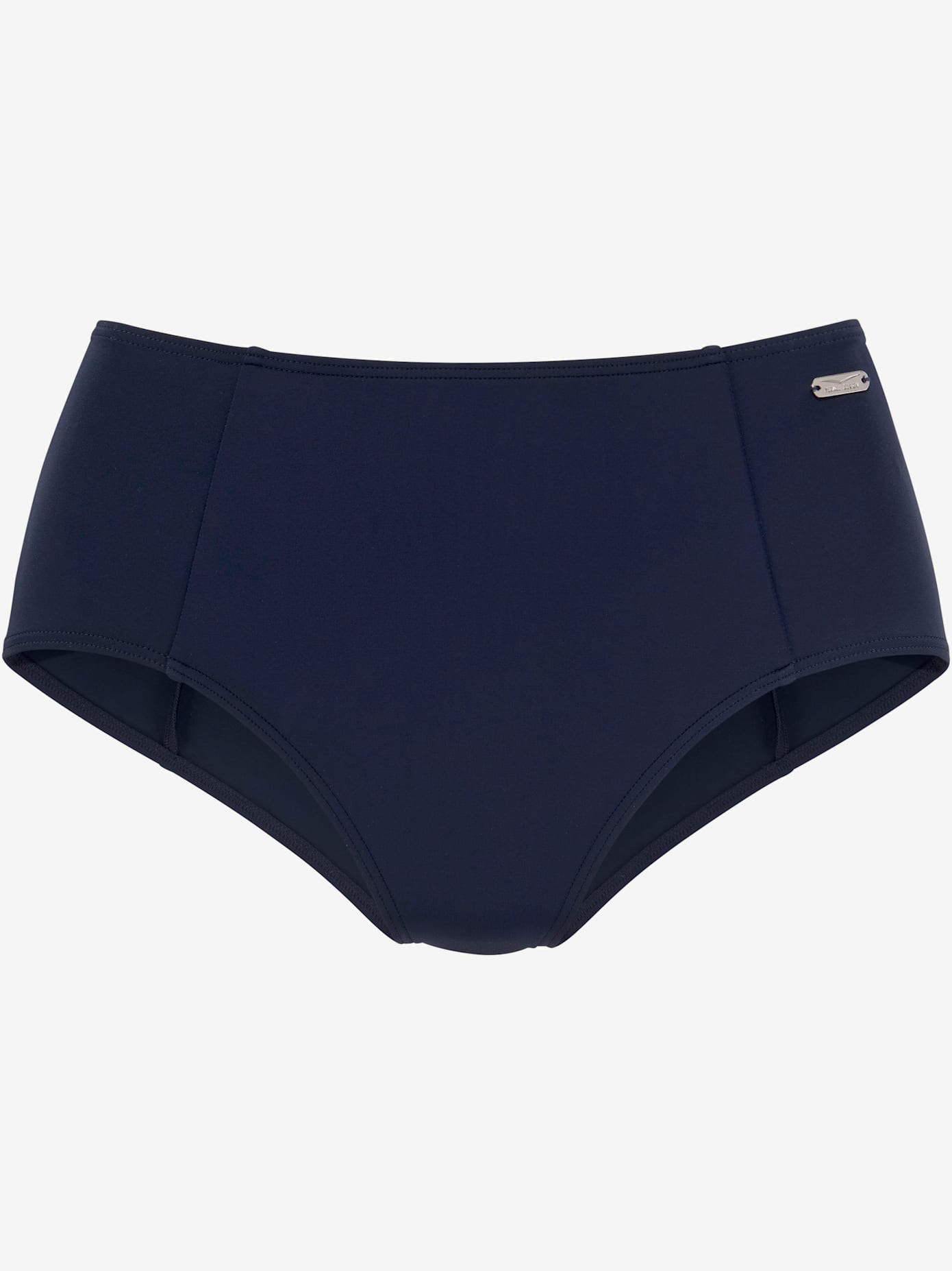 Bas de maillot de bain taille haute coloris unis tendance