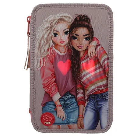 Depesche TOPModel 3-Fach Federtasche BEST FRIENDS LED