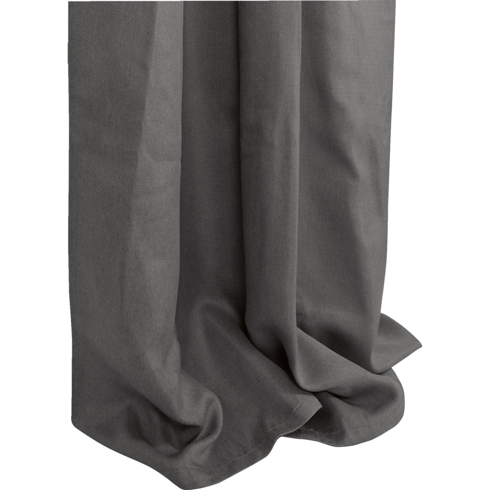 Fertigvorhang Polyester 140 x 260 cm grau