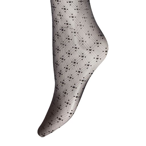 Wolford Diamond Net Strømpebukser, Sort, XL