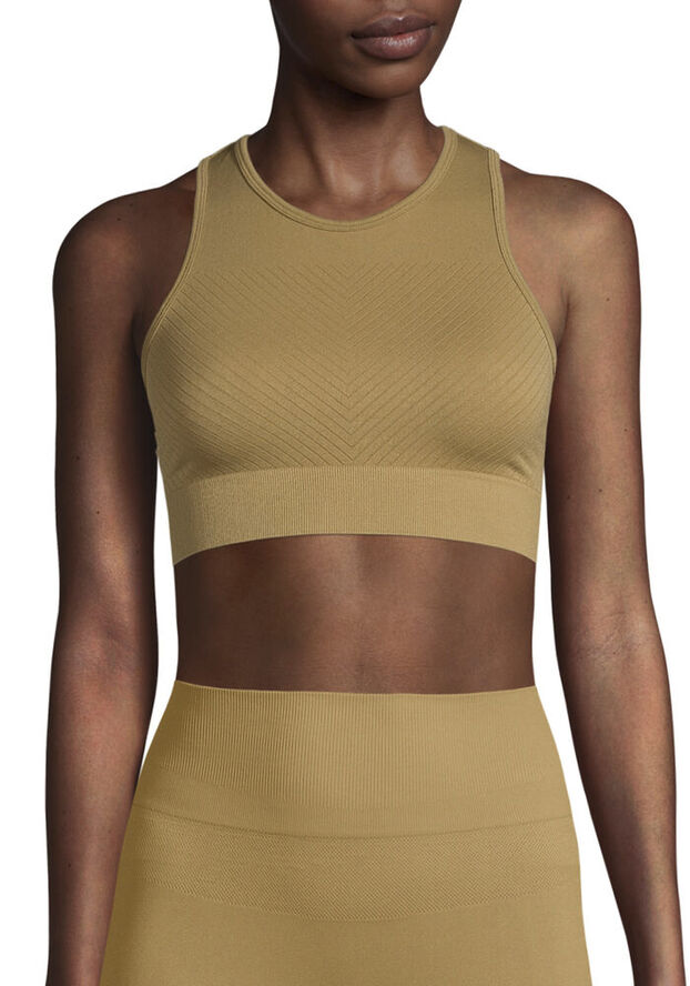 Casall Block Seamless sports bh Brun