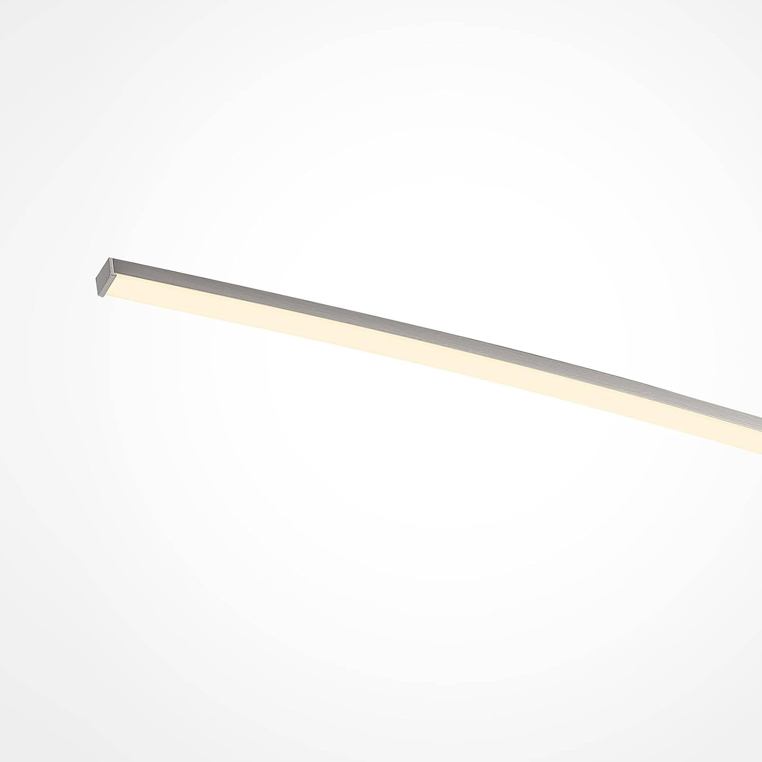Lindby LED Phillie dimmbar (Modern) in Alu aus Metall (1 flammig,) Wohnzimmerleuchte