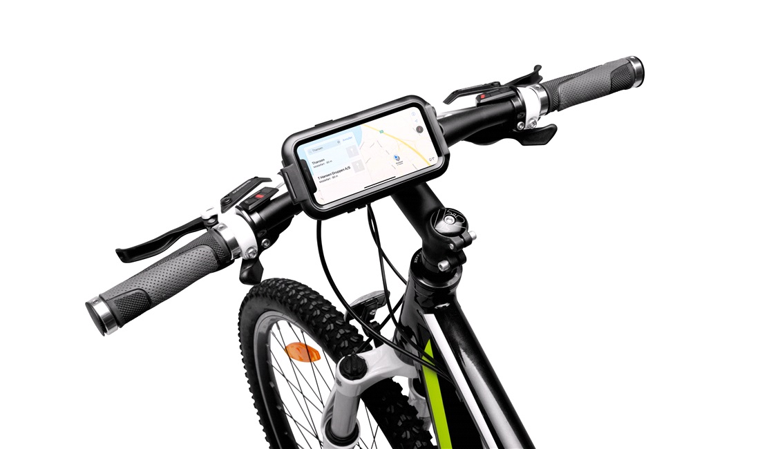iPhone X + Xs cover med cykelbeslag