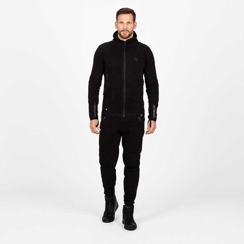 knox - Sweat zippé Shield Noir