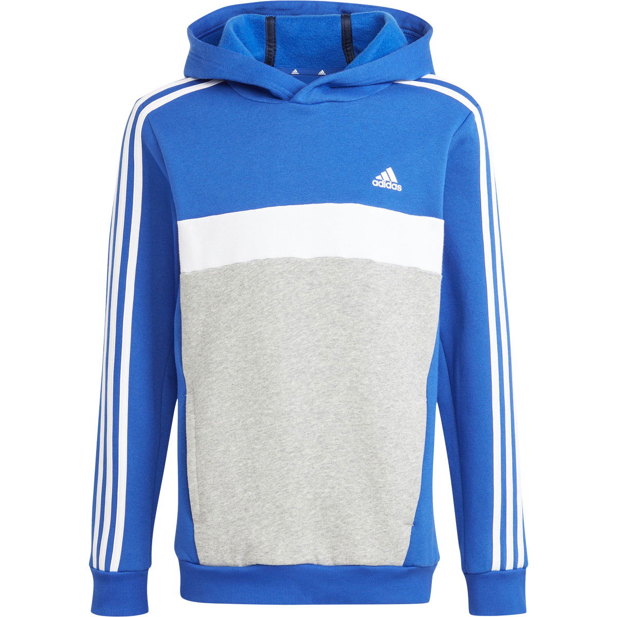 adidas Tiberio 3-Stripes Colorblock Fleece Hættetrøje Børn