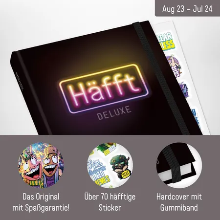 Häfft Verlag Deluxe Hausaufgabenheft A5 2023/2024