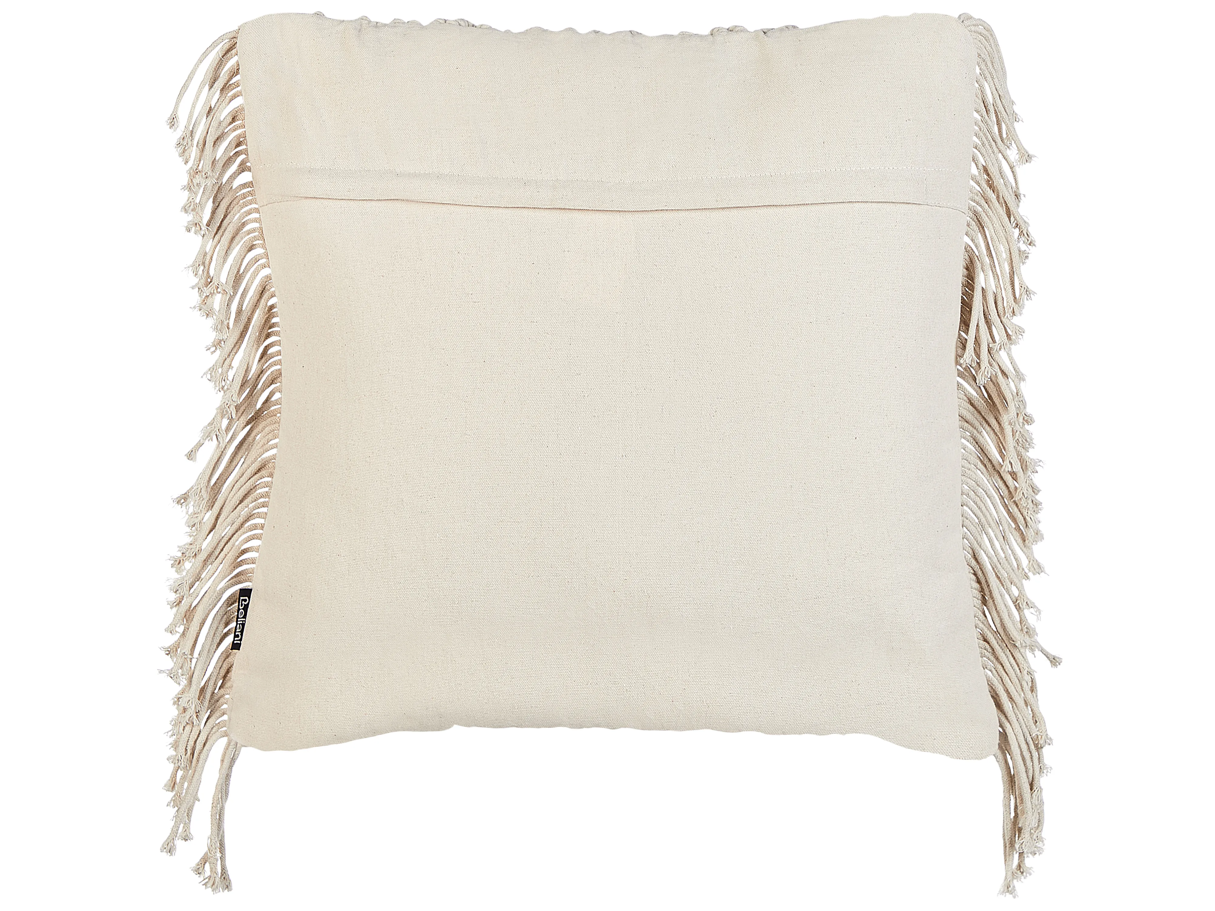Set van 2 sierkussens PATTAN Katoen 45 x 45 cm Beige geometrisch patroon