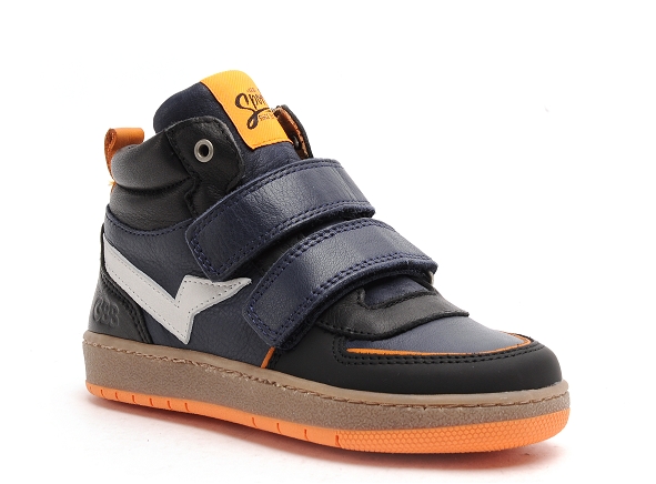 Gbb boots bottine enfant odafi bleu