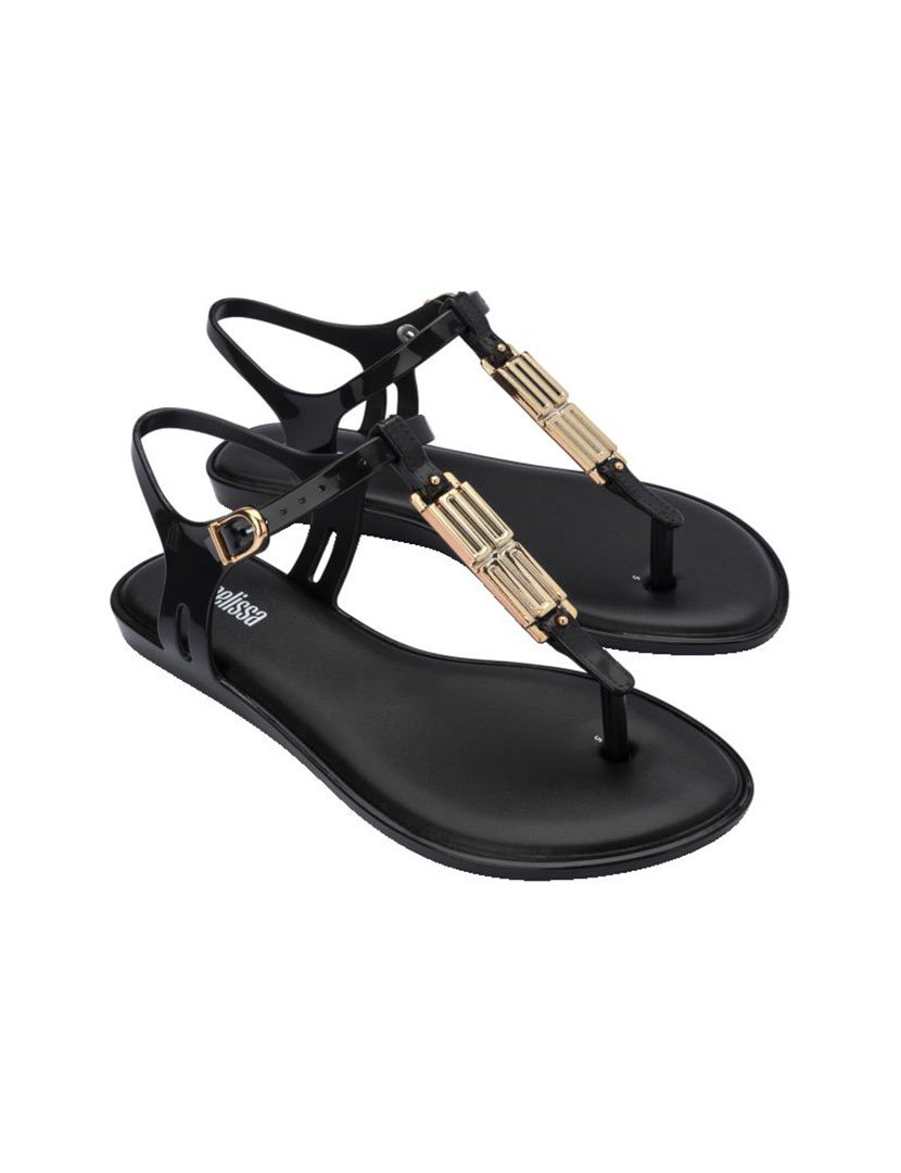 Melissa Solar M Chic Black Sandals