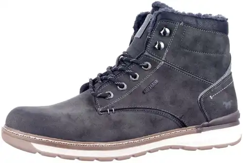 4141-604 Mustang donkergrijs - maat 47 veterboot donkergrijs - maat 47 Calandschoen