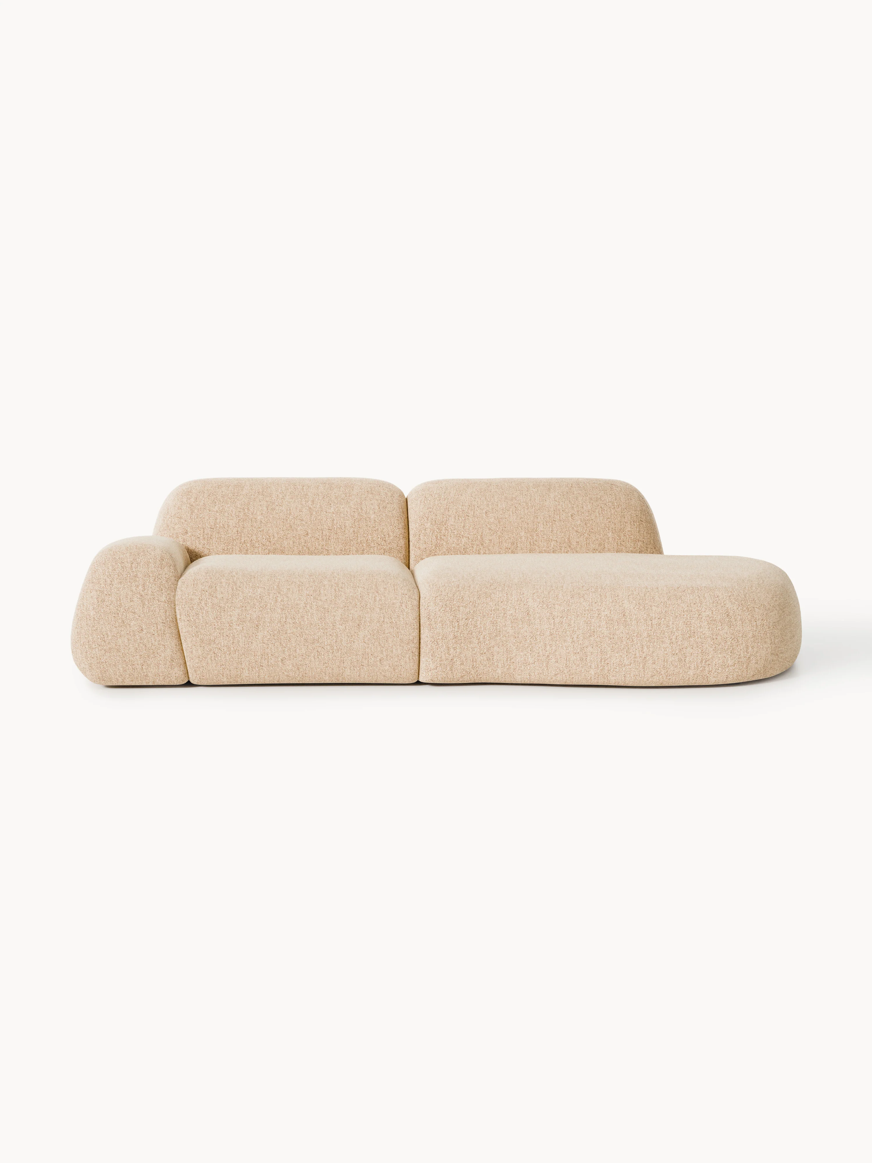 Modulaire bouclé chaise Wolke (3-zits)