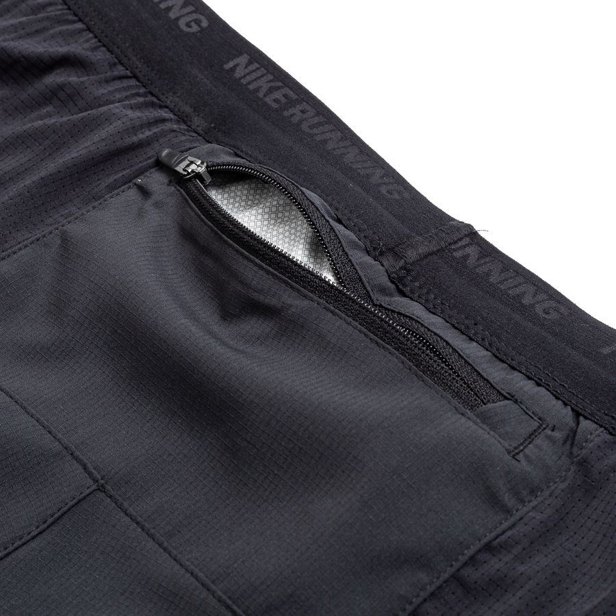 Nike Short Running Dri-FIT Stride - Noir/Argenté