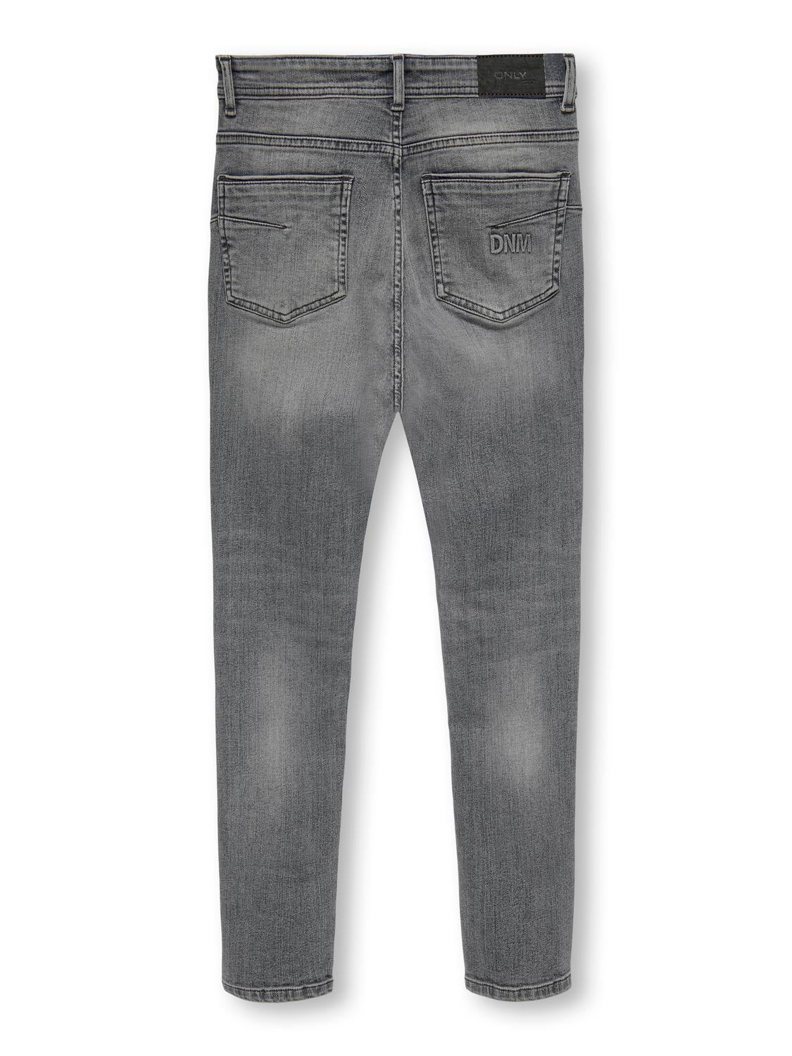 KOBDRAPER Mittlere Taille Skinny Fit Jeans Grey Denim