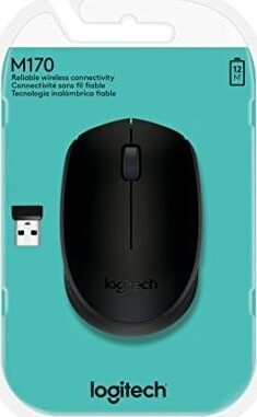 Logitech - Trådløs Mus Med USB Modtager - M171 - 1.000 Dpi - Sort